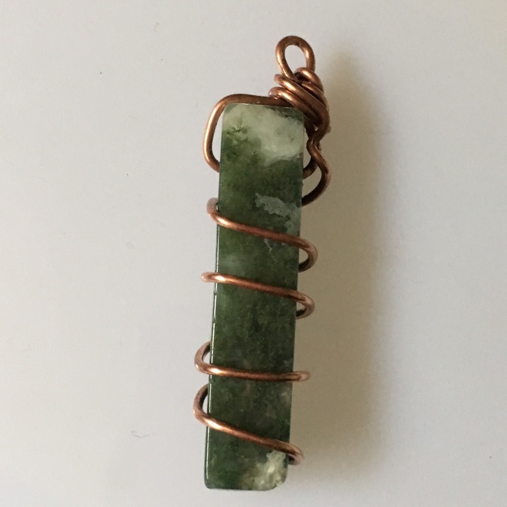 wire wrapped necklace